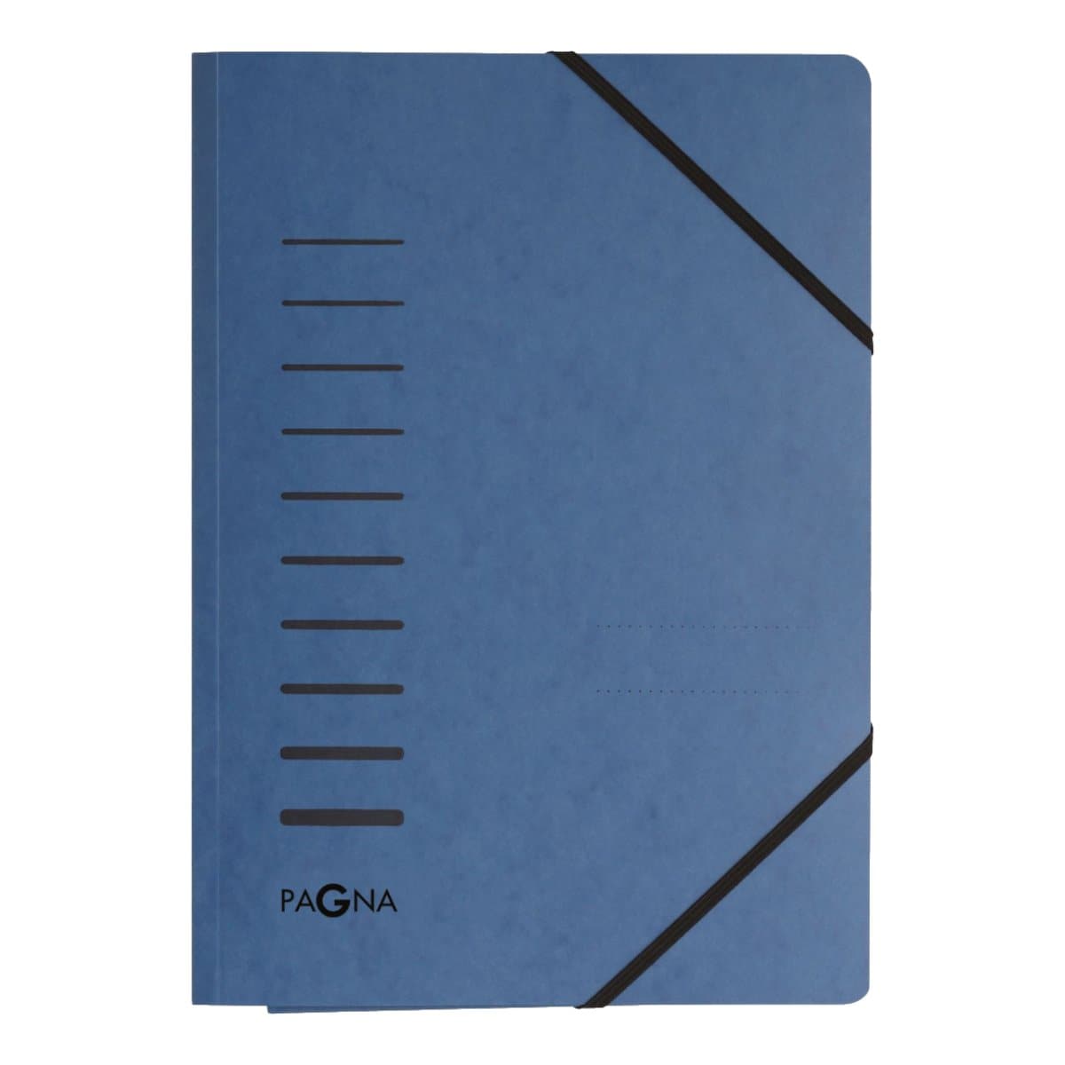 Pagna Manila Folder A4 with elastic fastener, Blue