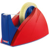 tesa EASY CUT PROFESSIONAL, Desk Dispenser for Tapes up to 25mm x 66m, Red/Blue