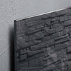 Sigel Magnetic Glass Board ARTVERUM, 130 x 55 cm, Black Slate Design
