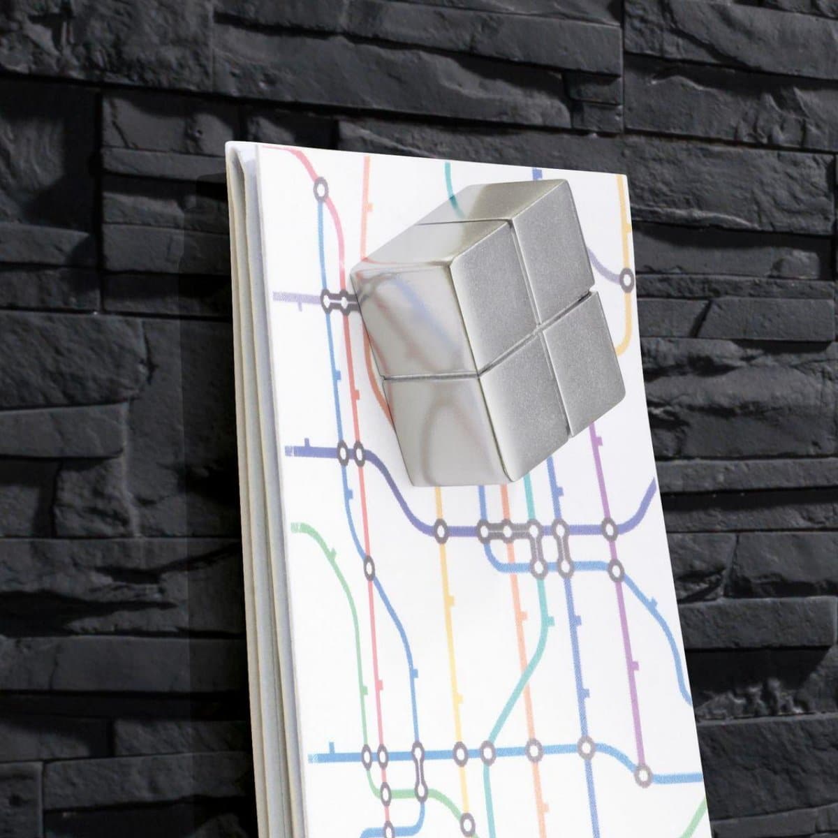 Sigel Magnetic Glass Board ARTVERUM, 130 x 55 cm, Black Slate Design