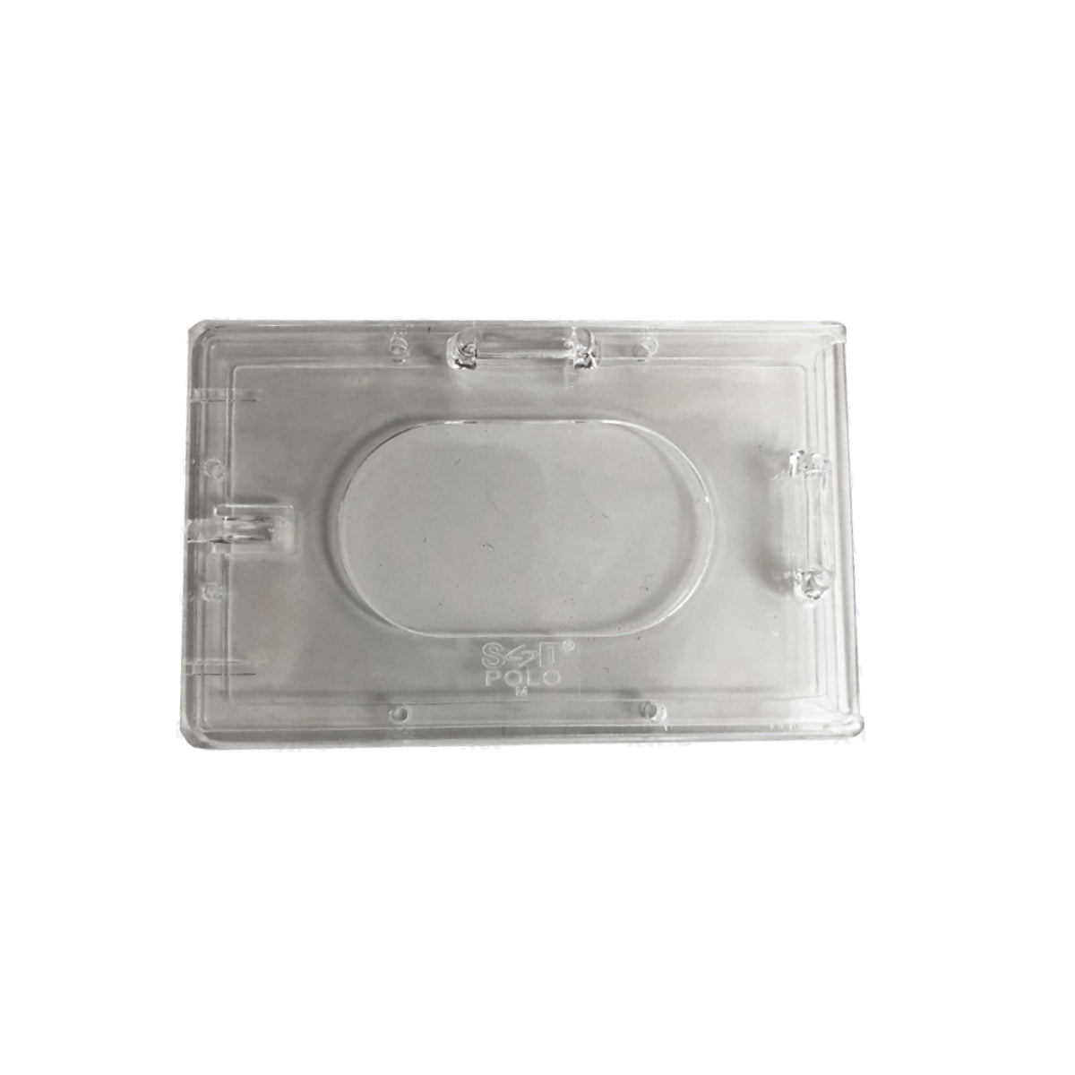 Acrylic ID Card Holder, 9.5 x 5.5 cm, B1