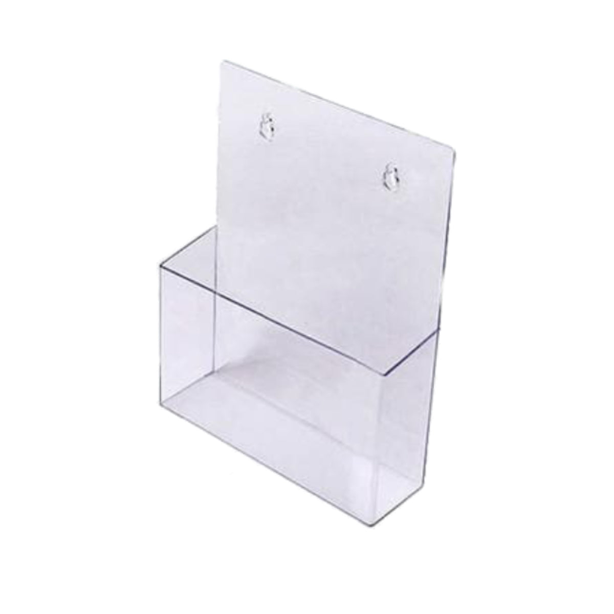 Acrylic Brochure Holder Table/Wall Mount, 1 Tier, A4 210 x 297 mm