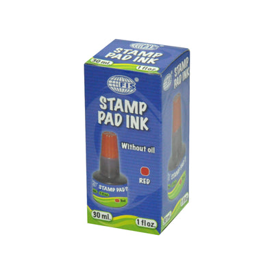 FIS Stamp Pad Ink, 30ml, Red