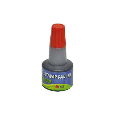 FIS Stamp Pad Ink, 30ml, Red