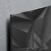 Sigel Magnetic Glass Board ARTVERUM, 48 x 48 cm, Black-Diamond
