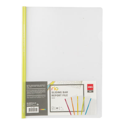 deli Spine Bars with Transparent Cover Sheets A4, 5/pack, Assorted Colors