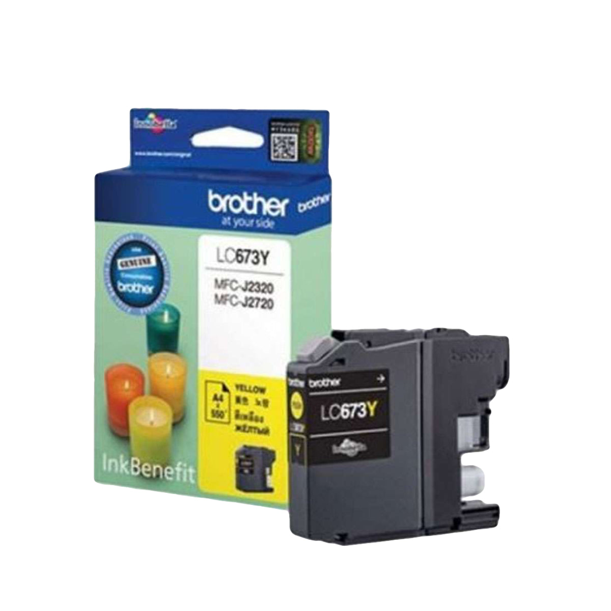 Brother LC673 Yellow Ink Cartridge - LC673Y