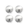 Trendform Magnetic Hook SOLID, 4/pack, Stainless Steel