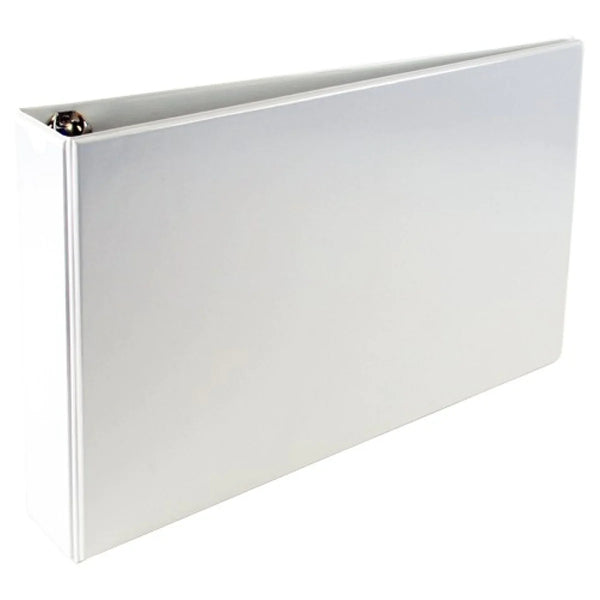 A3 Computer Binders Alpha Presentation Binder A3 Landscape, 25mm Spine, 2 Rings, White ...