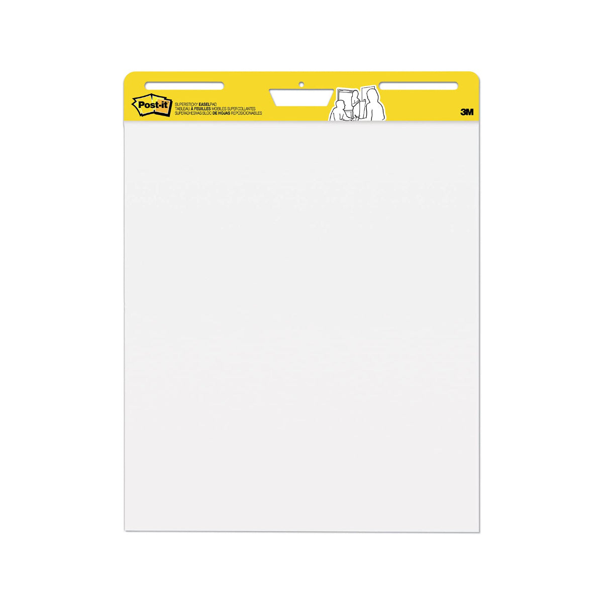 3M Post-it Self-Stick Easel Pad 559, 25x30 inches, plain, 2pad/pack, White
