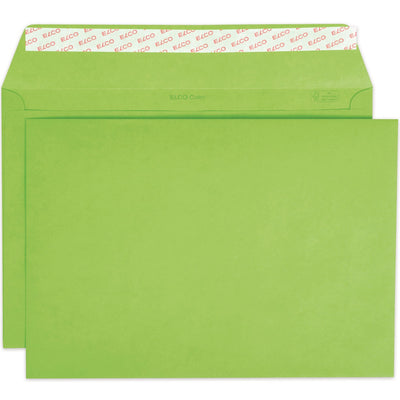Elco Color Envelope C4, 9" x 12.75", 120g, 50/box, Green