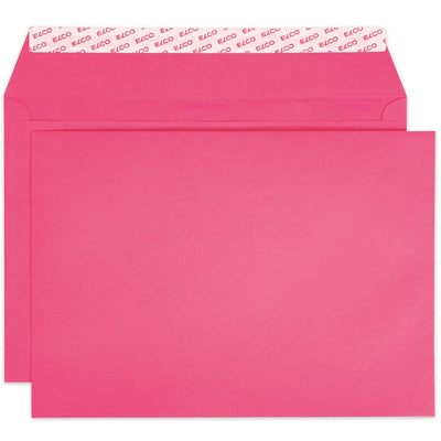 Elco Color Envelope C4, 9" x 12.75", 120g, 50/box, Pink