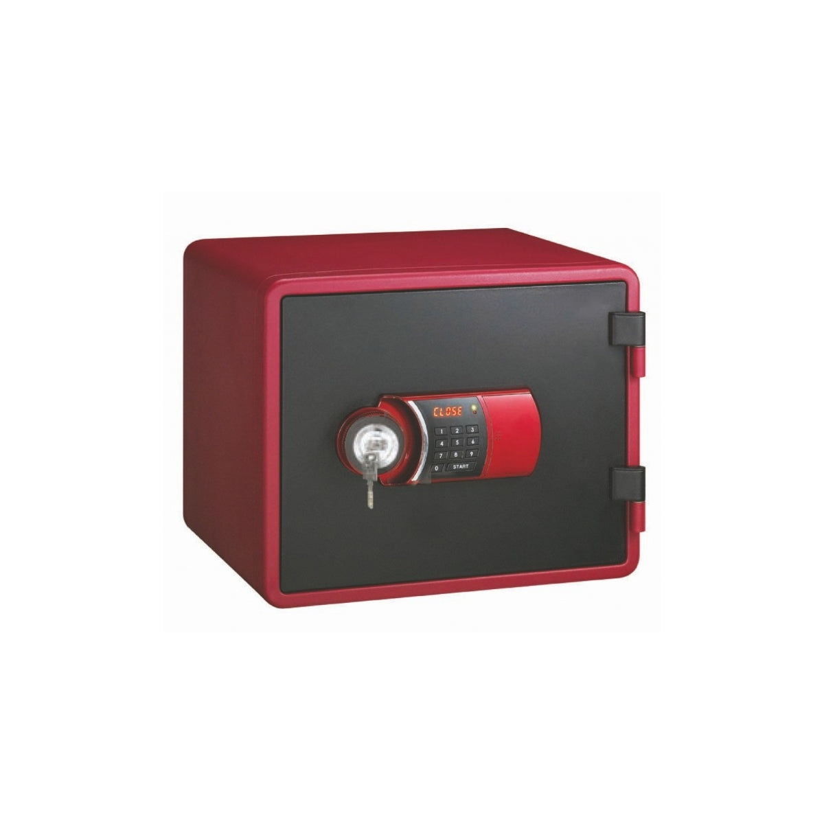 Eagle YESM-020K Fire Resistant Safe, Digital & Key Lock, Red