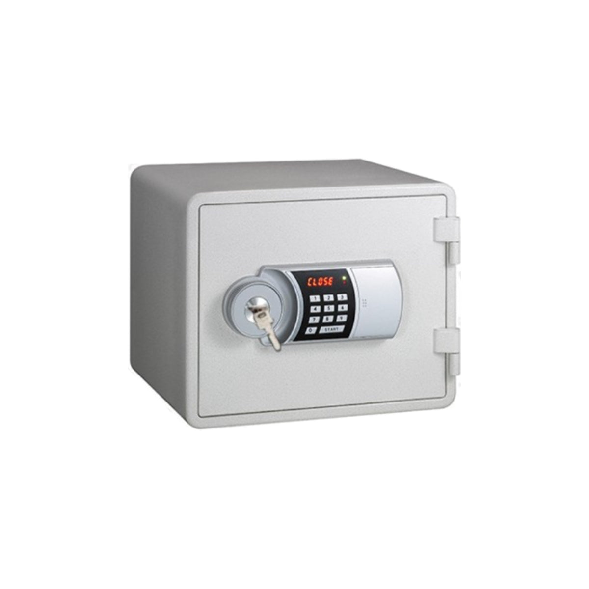 Eagle YESM-020K Fire Resistant Safe, Digital & Key Lock, White