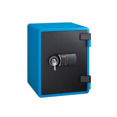 Eagle YES-031DK Fire Resistant Safe, Digital & Key Lock, Blue