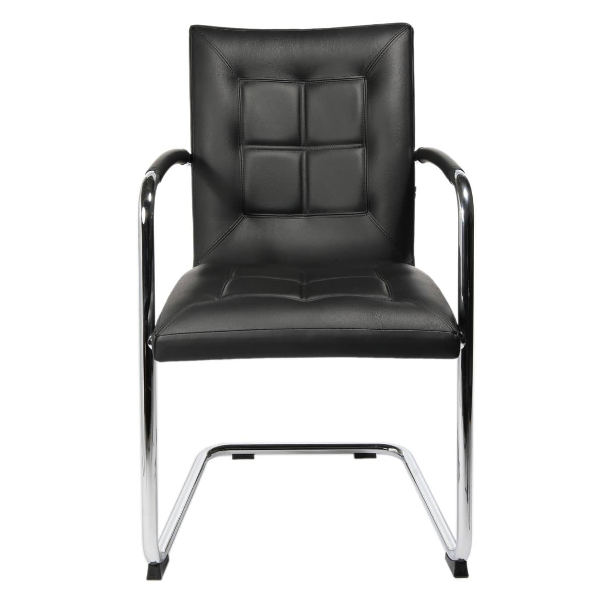 Topstar CHAIRMAN 450 Professional Visitor Chair, Leather Black