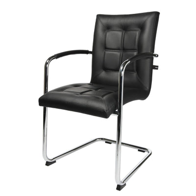 Topstar CHAIRMAN 450 Professional Visitor Chair, Leather Black