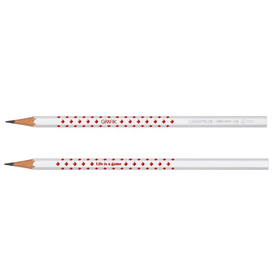 CARAN d'ACHE Graphite pencil 'CARD DIAMOND' HB, White