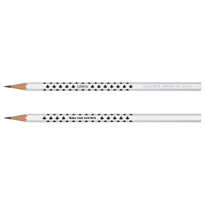 CARAN d'ACHE Graphite pencil 'CARD CLUB' HB, White