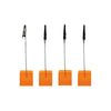 Trendform Memo Clip CUBE, 12 cm High, 4/pack, Translucent Orange