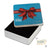 Tin Gift Box THANK YOU, Ribbon with Swarovski, 12 x 12 x 3 cm