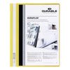 Durable DURAPLUS Presentation Folder with cover pocket, A4, Yellow