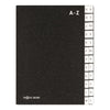 Pagna Filing Book with tabs A-Z, Black