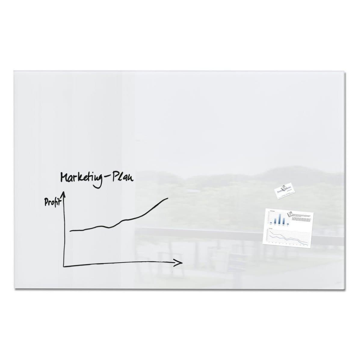 Sigel Magnetic Glass Board ARTVERUM, 150 x 100 cm, White