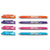 Pilot FriXion ball, Erasable Gel Ink Roller, 0.7mm, 4/set, Purple/Pink/Orange/Turquoise