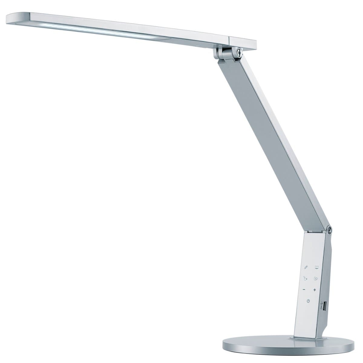 HANSA Flexible Desk Lamp LED VARIO PLUS, Silver