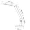 HANSA Flexible Desk Lamp LED VARIO PLUS, Silver