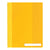 Durable Clear View Folder A4, extra wide with pocket, Yellow