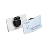 Durable CONVEX ACRYLIC Name Badge with combi clip, 75 x 40 mm