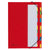 Pagna Filing Book A4, 12 colored tabs, with elastic fastener, Red