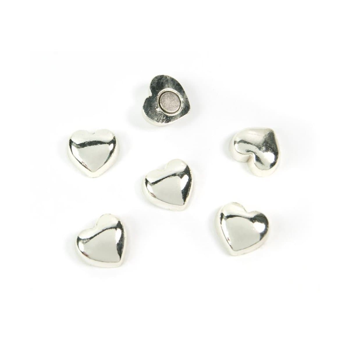 Trendform Magnets SWEETHEART, 6/pack, Silver