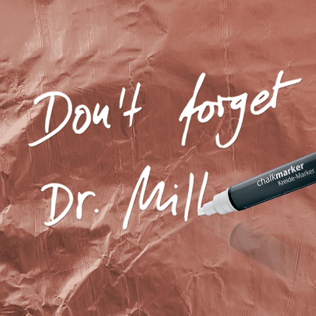 Sigel Magnetic Glass Board ARTVERUM, 48 x 48 cm, Pure-Copper