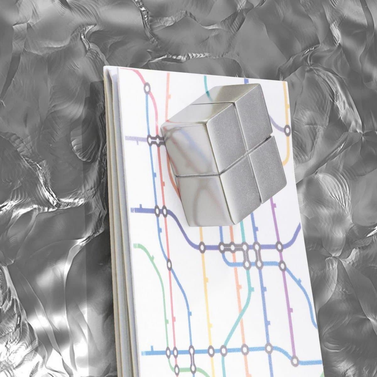 Sigel Magnetic Glass Board ARTVERUM, 91 x 46 cm, Shiny-Silver