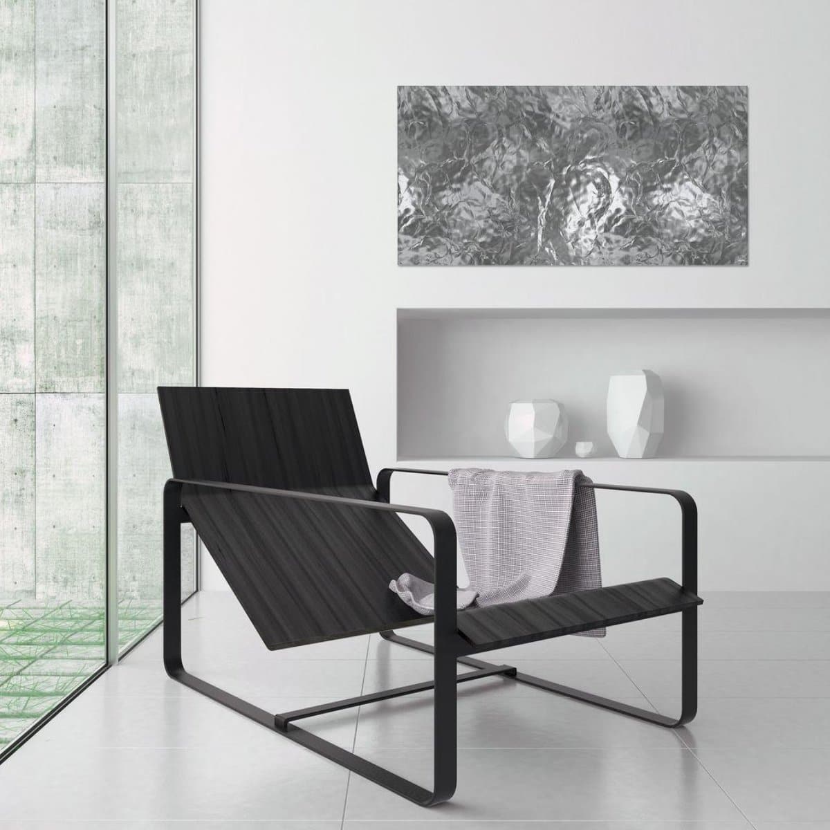 Sigel Magnetic Glass Board ARTVERUM, 91 x 46 cm, Shiny-Silver