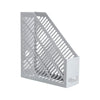 U-Sign Plastic Magazine Rack, Grey