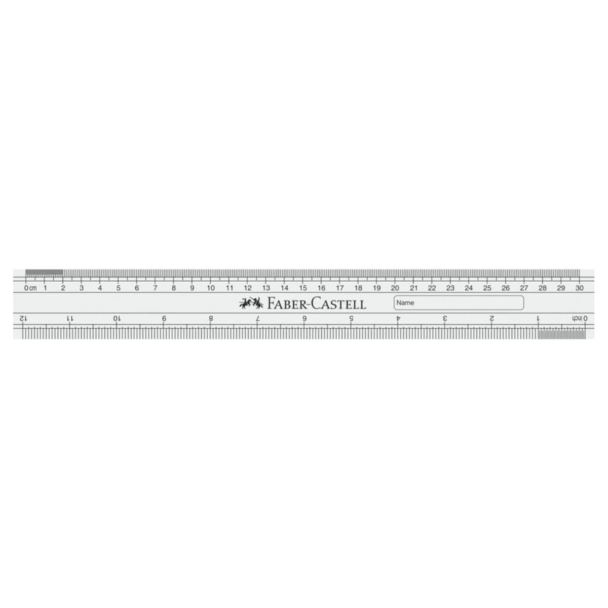 Faber Castell SLIM Plastic Ruler 12inches / 30cm