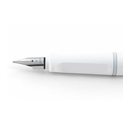 LAMY safari Fountain Pen, M nib, White