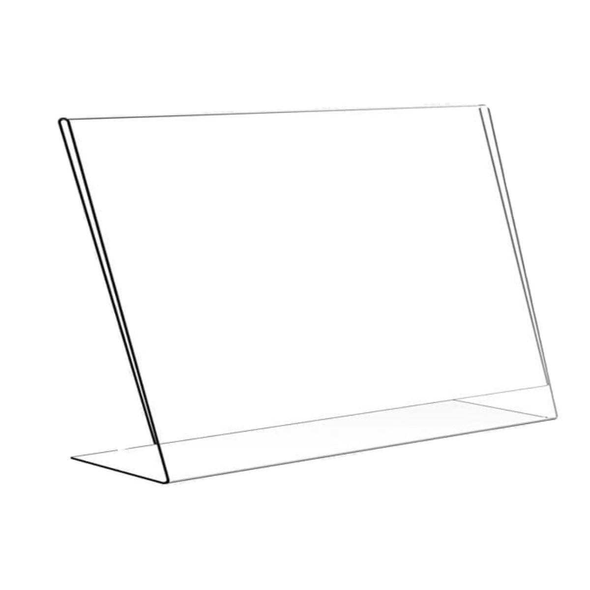 Acrylic Sign Holder L-Type, A3 Landscape, 420 x 297 mm