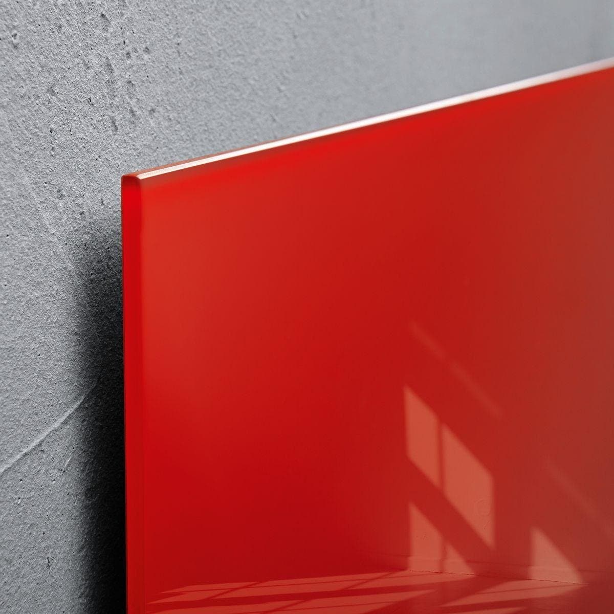 Sigel Magnetic Glass Board ARTVERUM, 100 x 100 cm, Red