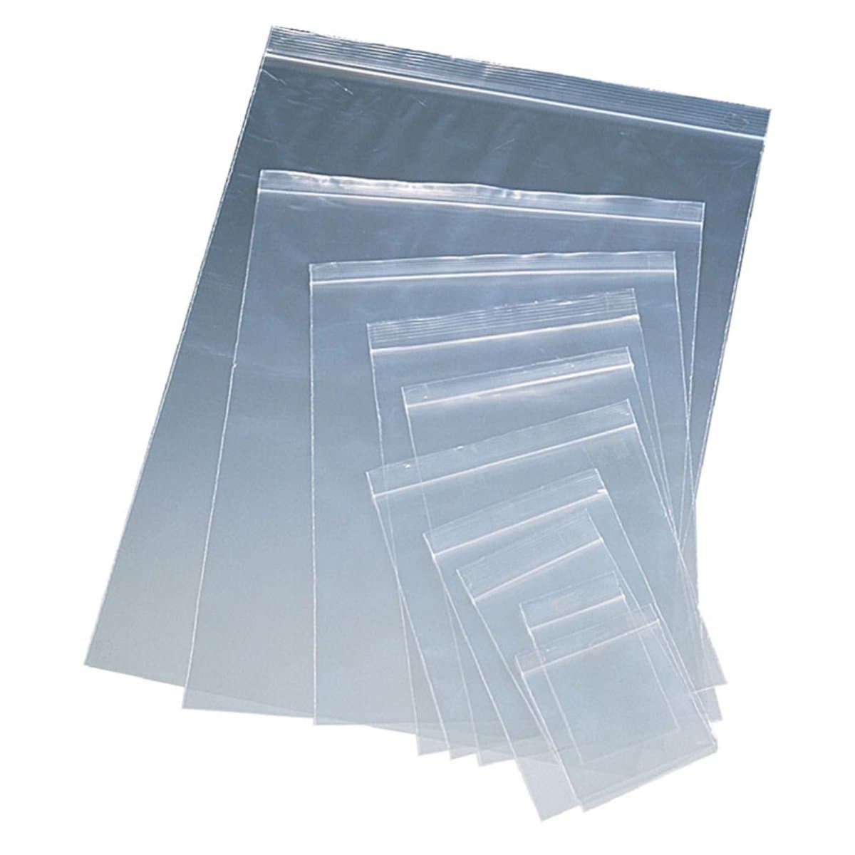 Zip Lock Bag, Polypropylene, 60 microns, 20/pack, Clear