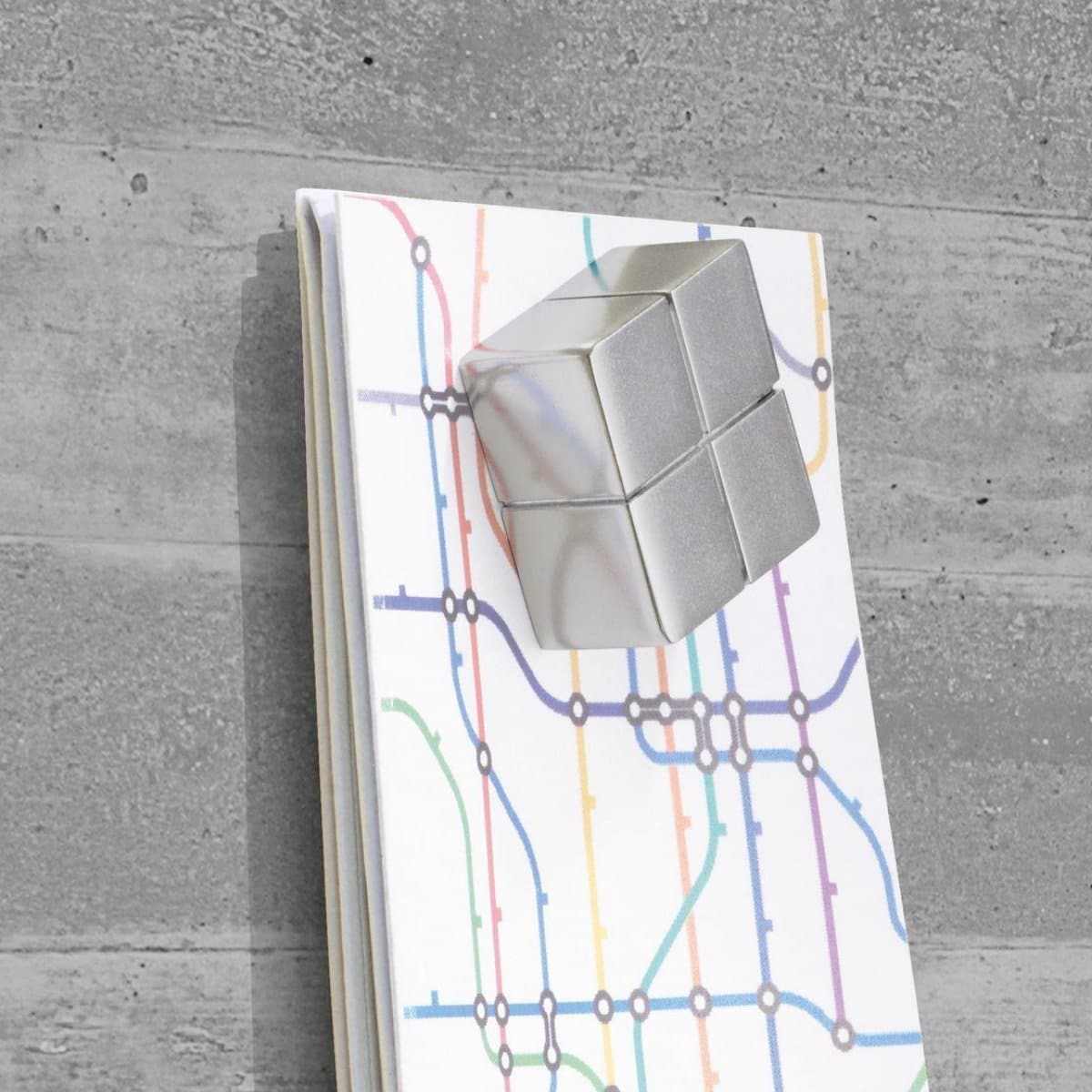 Sigel Magnetic Glass Board ARTVERUM, 130 x 55 cm, Fairfaced Concrete