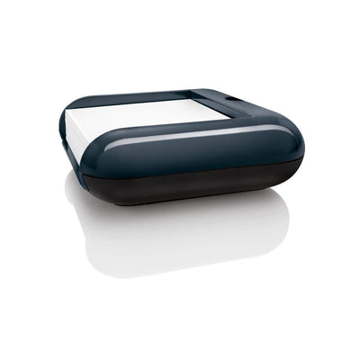 Sigel EYESTYLE Sticky Note Box with pen holder, including sticky note pad, Anthracite