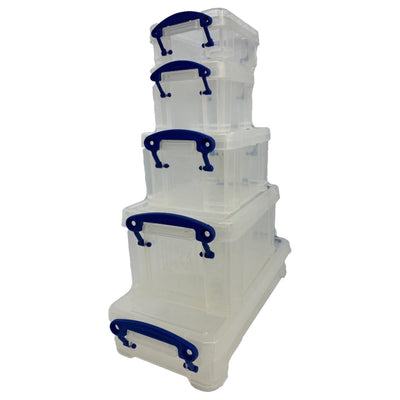 Really Useful Box, 0.14 Litre, 90 x 65 x 55mm, Clear