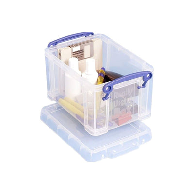 Really Useful Box, 0.7 Litre, 155 x 100 x 80mm, Clear
