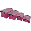 Really Useful Box, 0.7 Litre, 155 x 100 x 80mm, Pink
