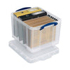 Really Useful Box, 35 Litre, 480 x 390 x 310mm, Clear